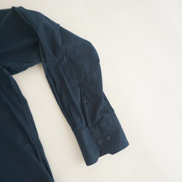 Ben Sherman Heritage Navy 98% Cotton Button Down Regular Fit Dress Shirt XL - Picture 4 of 9